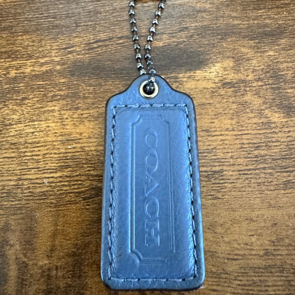 Coach Upcrafted Hangtag with Rhinestone Embellishments 2.5” - Picture 3 of 4